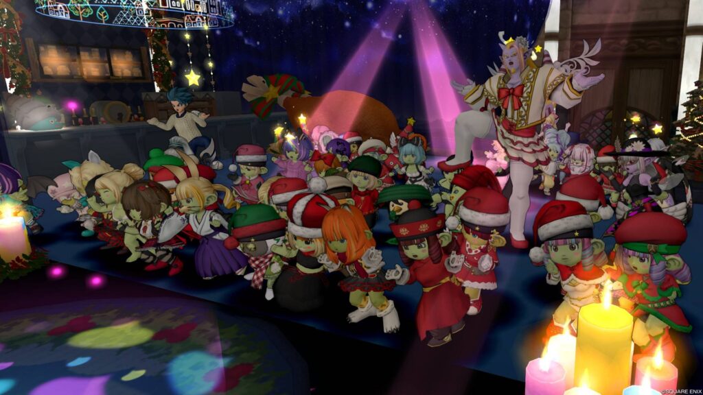 ドラクエ10内でのライブの様子