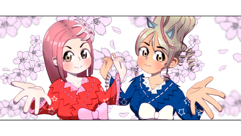 hoyoyoちゃん作「サクラノキセツ」のイラスト